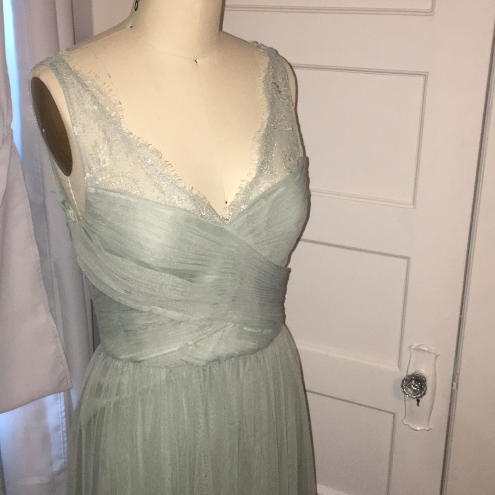Fleur Dress from BHLDN in Sea Glass, Sz 8